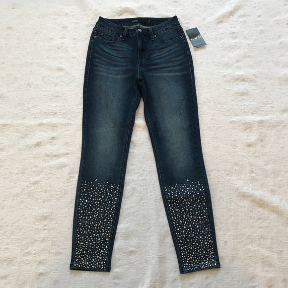 DIAMOND Skinny Stretchy Jeans Denim - Picture 2 of 5